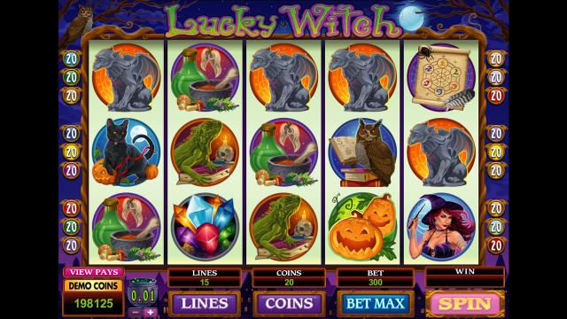 Бонусная игра Lucky Witch 3