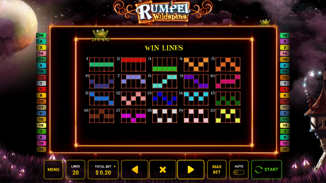Игровой интерфейс Rumpel Wildspins 3