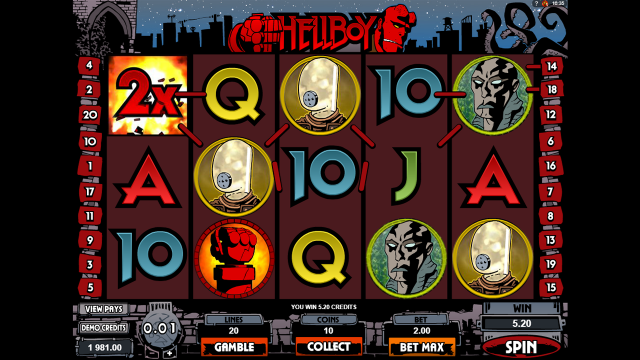 Бонусная игра Hellboy 8